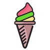 قیفی (soft gelato)
