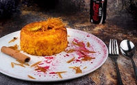 ته چین مرغ وآلبالو