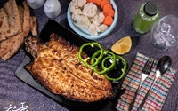 ماهی کبابی قزل آلا