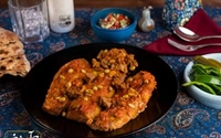 غوره بادمجان گوشت