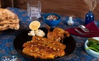 غوره بادمجان مرغ سینه