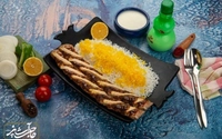 چلوکوبیده نگین دار دوسیخ