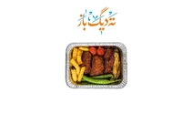 خوراک کباب تابه ای (بدون برنج)