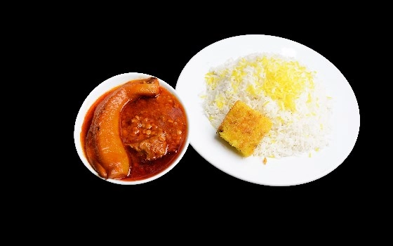 چلو خورشت قیمه بادمجان