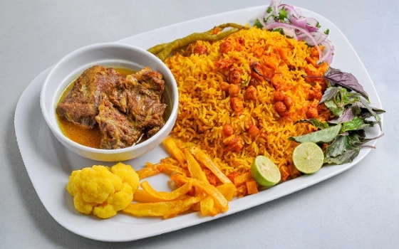 چلو مچبوس عربی (گوشت)