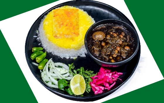 چلوخورش سبزی