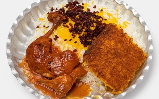 زرشک پلو با مرغ