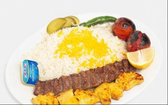 چلو کباب وزیری معمولی سینه