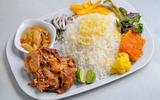 چلو گردن گوسنفدی