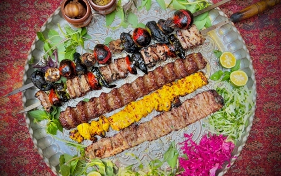 سینی قجری ماسوله مخصوص دو نفر