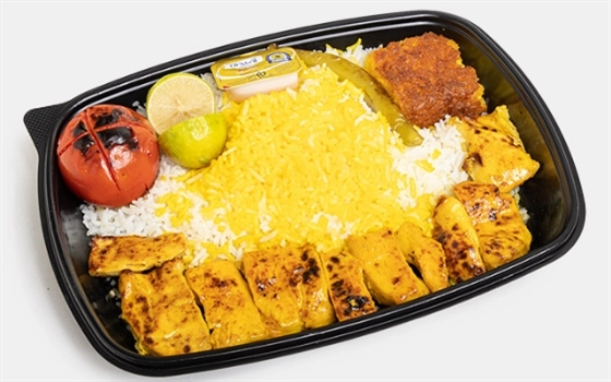 چلو جوجه کباب زعفرانی (250گرمی)