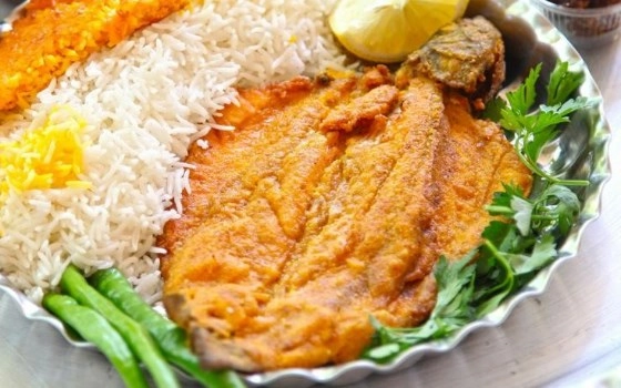 چلو ماهی کبابی