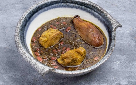 خورش قرمه سبزی با گوشت بره
