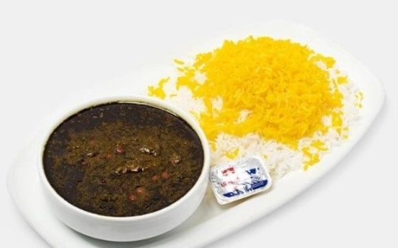 چلو خورشت قرمه سبزی