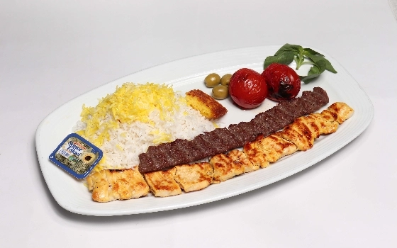 چلو کباب میکس (مخصوص)