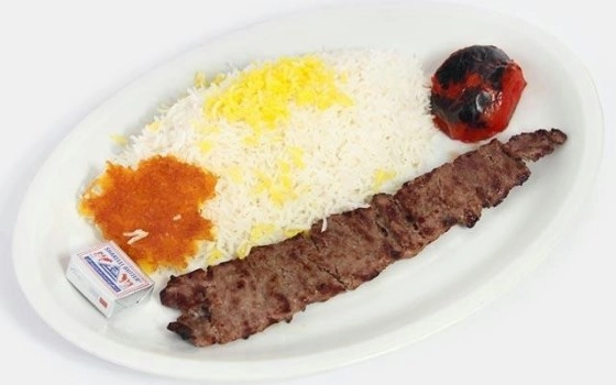 چلو کباب برگ گوسفندی