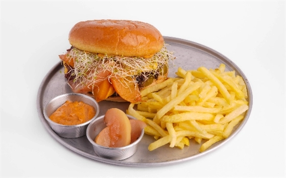 Peach Smash burger