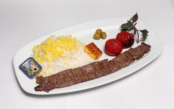 چلو کباب برگ گوسفندی