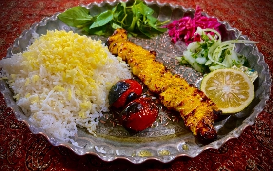 چلوجوجه کباب معمولی