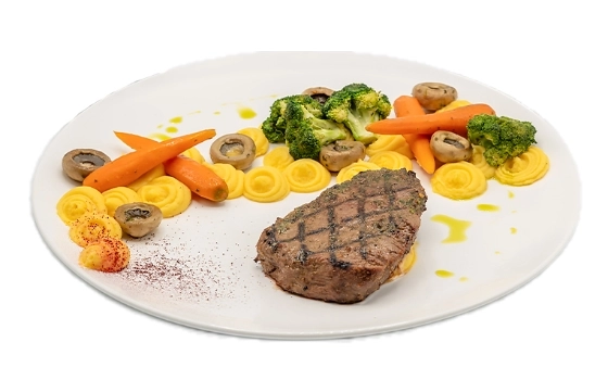بشقاب استیک فیله مینیون