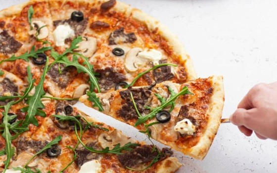 استیک pizza