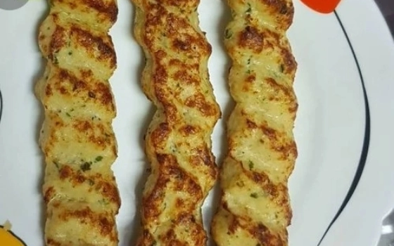 کوبیده مرغ بدون دورچین