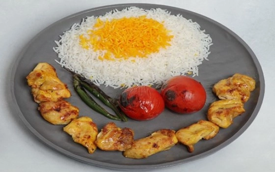 چلو جوجه کباب ران