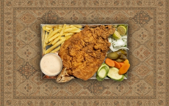 شنیتسل ماهی قزل آلا