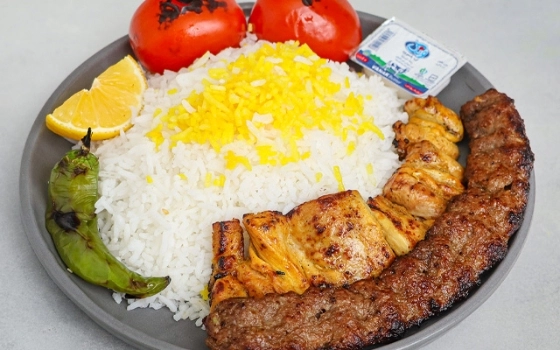 چلو کباب وزیری ران اقتصادی