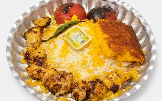 چلو جوجه کباب ران