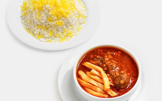 چلو خورشت قیمه