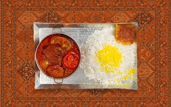 چلو خورشت قیمه بادمجان