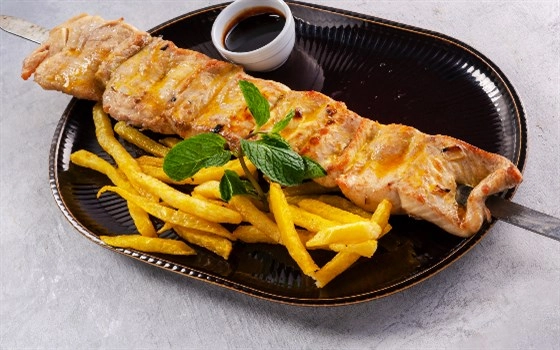شیشلیک سالمون نروژی