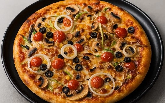 پیتزا سبزیجات تک نفره