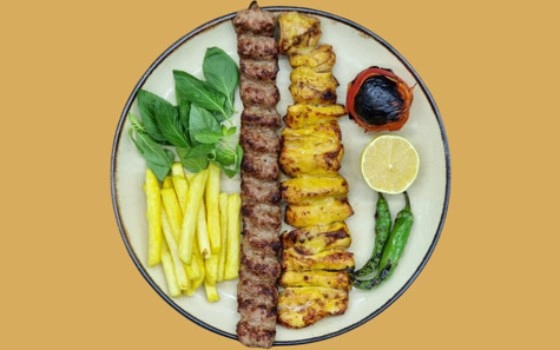 خوراک وزیری با جوجه سینه