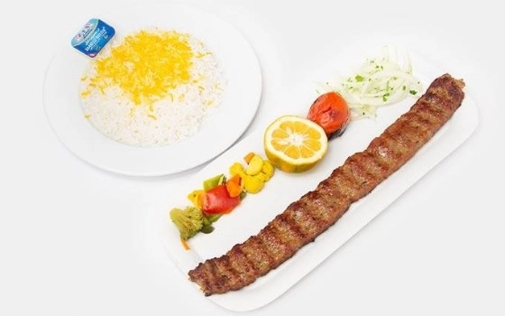 چلو کباب لقمه