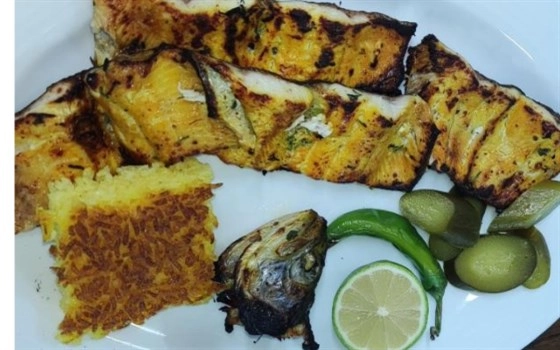 خوراک ماهی قزل الا کبابی