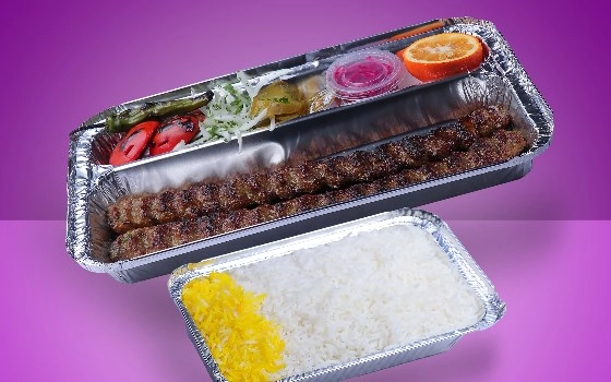 چلو کباب کوبیده