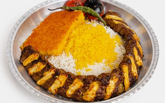 چلو لقمه نگین دار