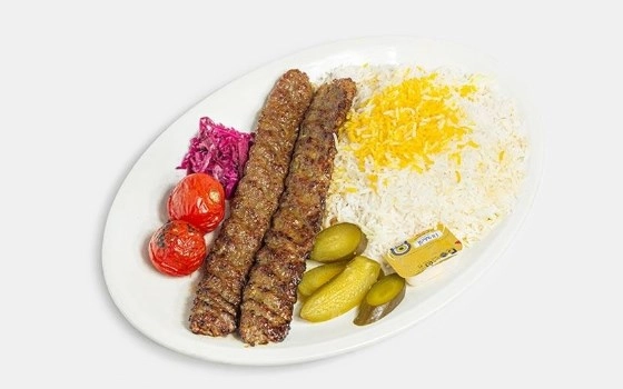 چلوکباب کوبیده