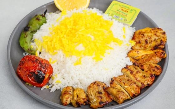 چلو جوجه کباب ران اقتصادی