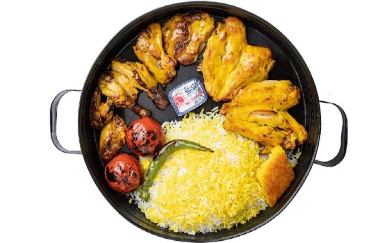 چلو جوجه کباب با استخوان