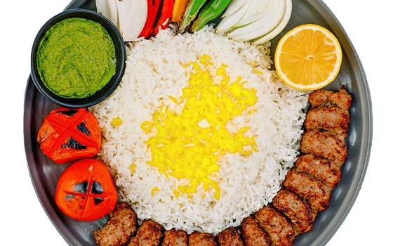 چلو کباب کوبیده