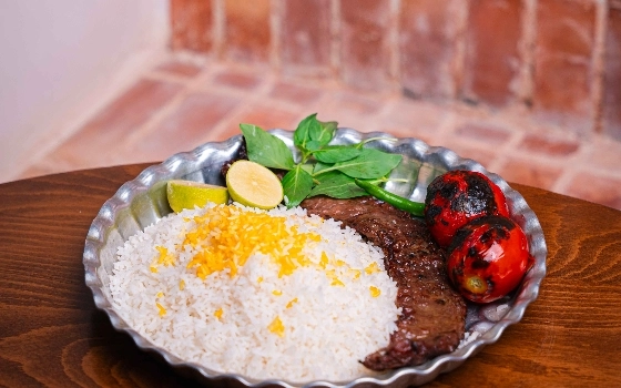 چلو کباب برگ