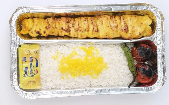 چلو جوجه کباب سینه