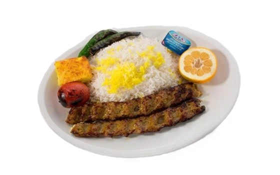 چلوکباب کوبیده
