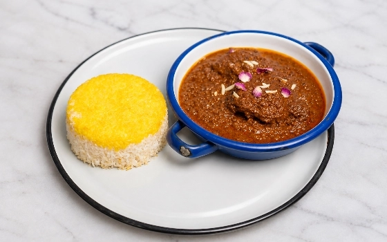 کته و فسنجون گیاهی