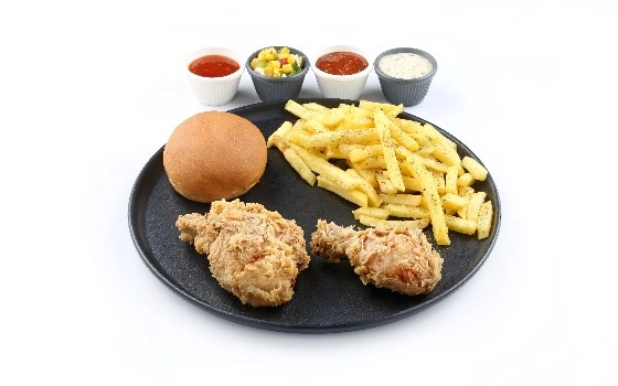 مرغ سوخاری دو تکه