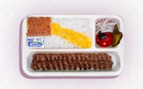 چلو کباب کوبیده