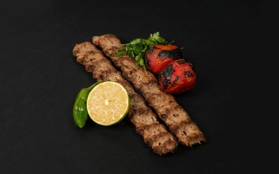خوراک کوبیده دو سیخ